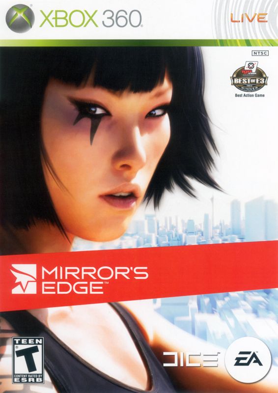 Mirror's Edge box art for Xbox 360
